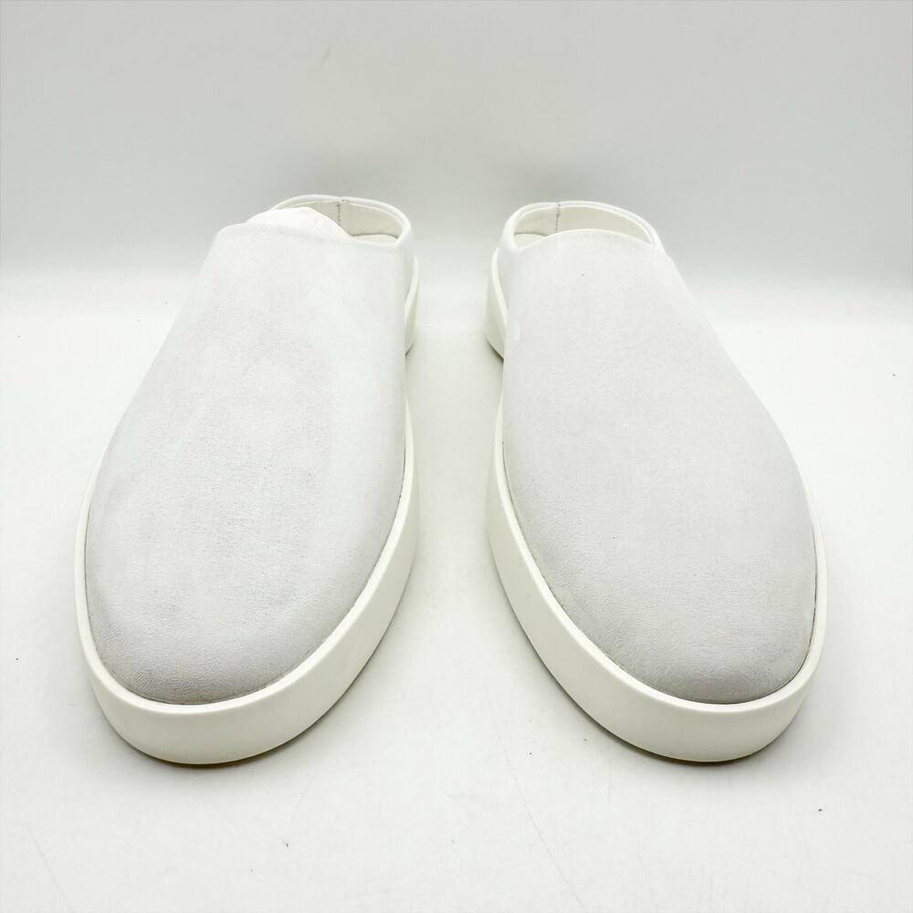 Wolf & Shepherd Cruise Mule Slip On Shoes Mens 7.5 Womens 9 White Leather NIB - Picture 8 of 14